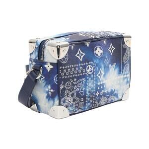 Louis Vuitton Trunk Bandana Soft Shoulder White Blue Navy Bag